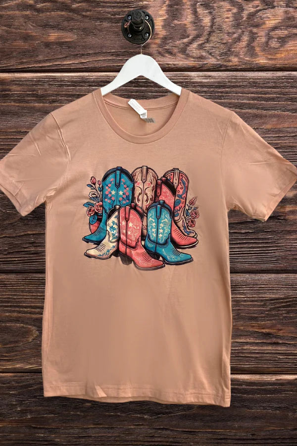 Flower Boots Shirt (PRESALE)