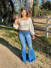 Load image into Gallery viewer, Sierra High-Waisted Flare Jeans
