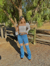 Load image into Gallery viewer, Alayah High Waisted Flare Jeans
