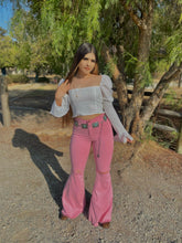 Load image into Gallery viewer, Chica Fresa High Rise Bell Bottoms
