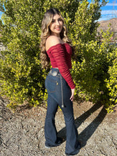 Load image into Gallery viewer, Arya High-Waisted Flare Jeans
