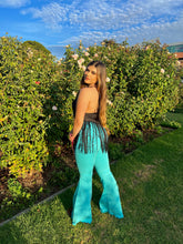 Load image into Gallery viewer, Cielo Azul High Rise Bell Bottoms
